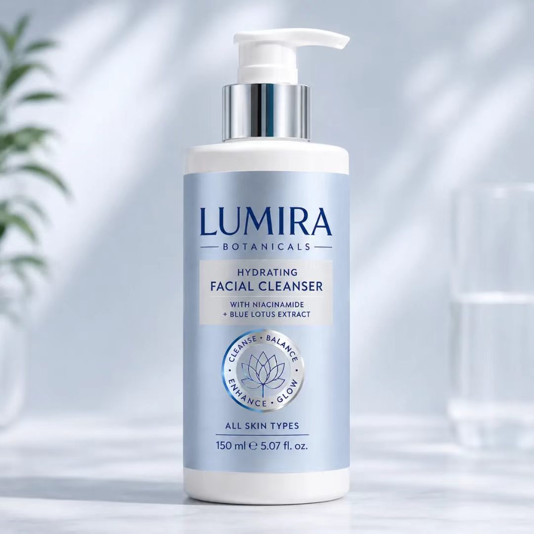 Luxury Skincare Cleanser - Etiqueta Metálica BOPP Personalizada de Luxo