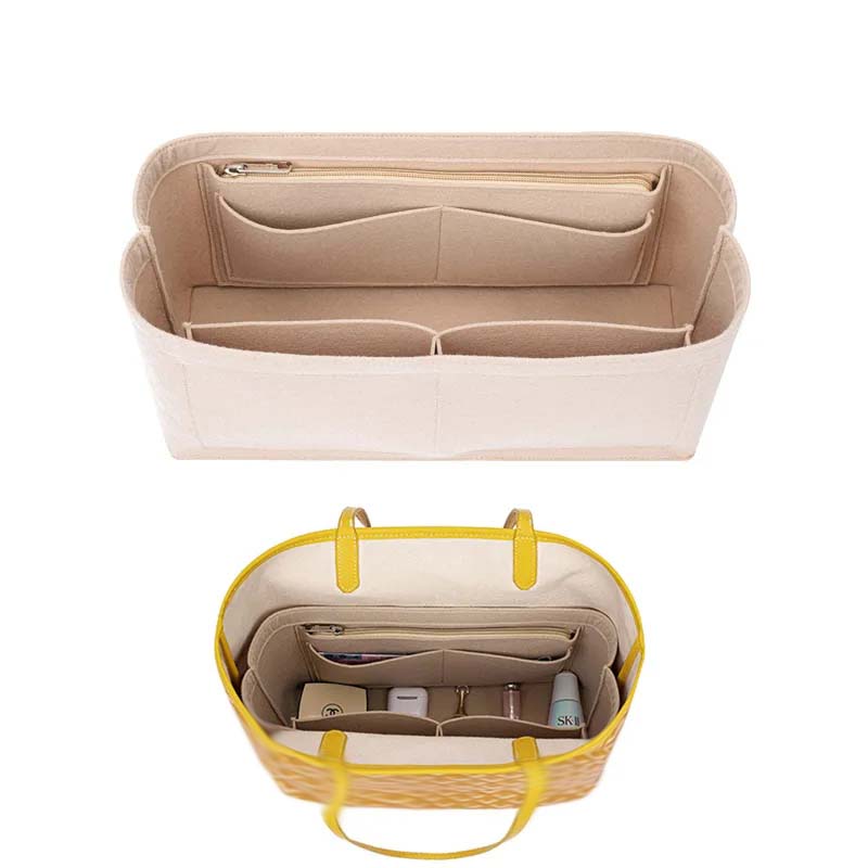 Luxury Skincare Women - Saco de inserção de feltro organizador