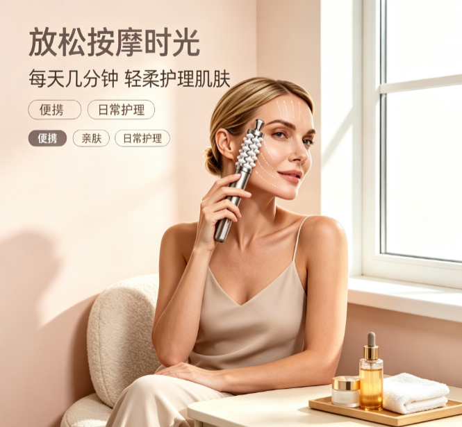 Luxury Skincare For Health - Massageador Facial e de Pescoço para
