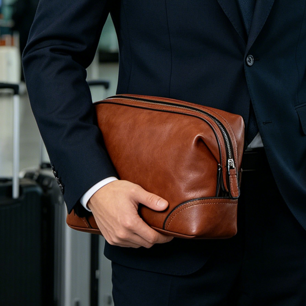 Luxury Skincare Men - Bolsa de Armazenamento de Cosméticos Portátil