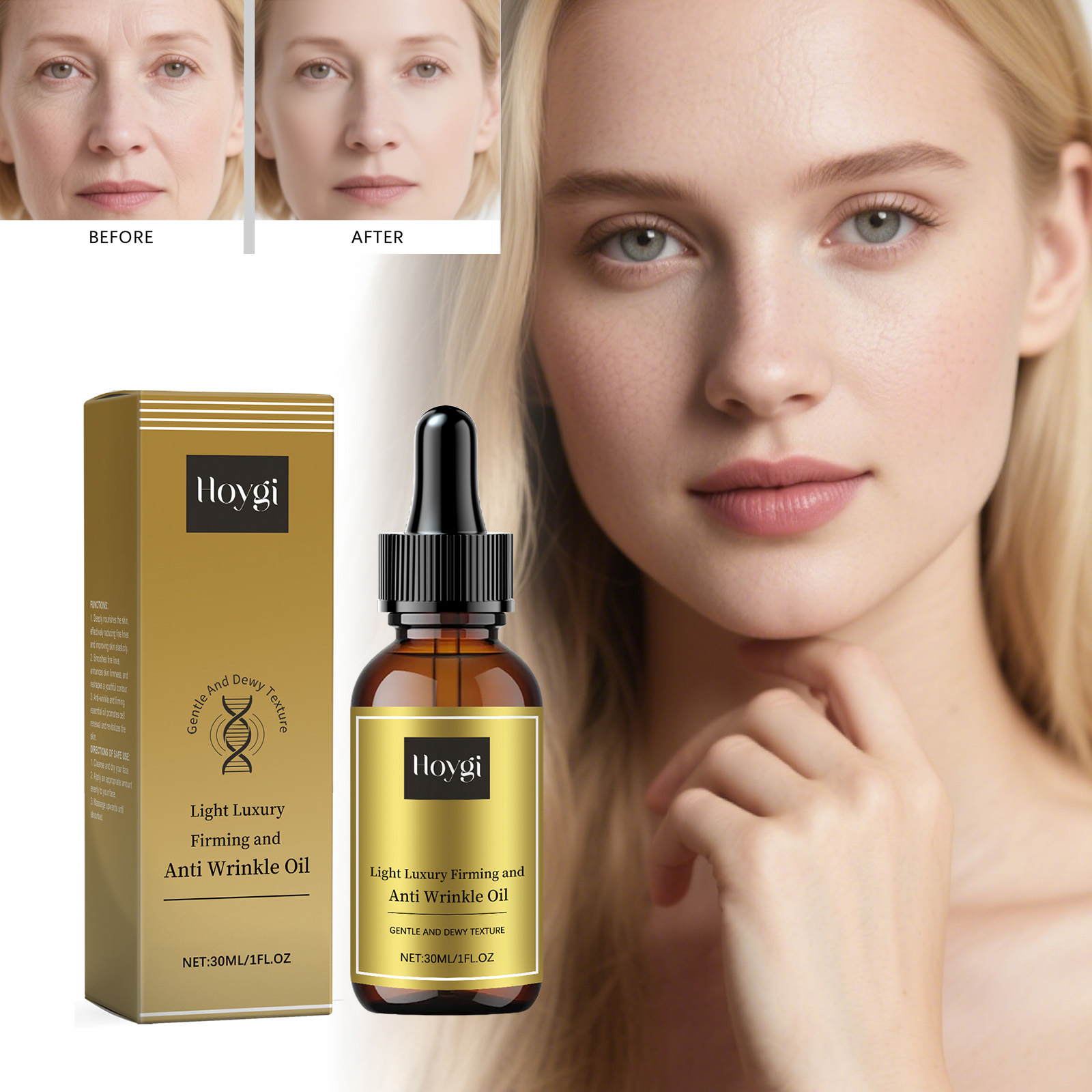 Luxury Skincare Women - Rassodante cuidados faciais óleo levantamento anti