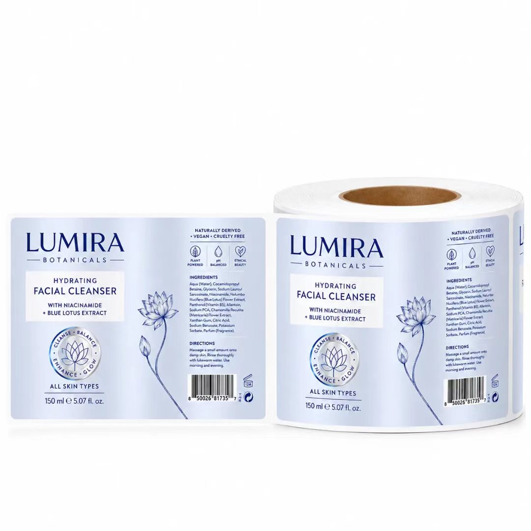 Etiqueta Metálica BOPP Persona - Luxury Skincare Cleanser avaliação e preço