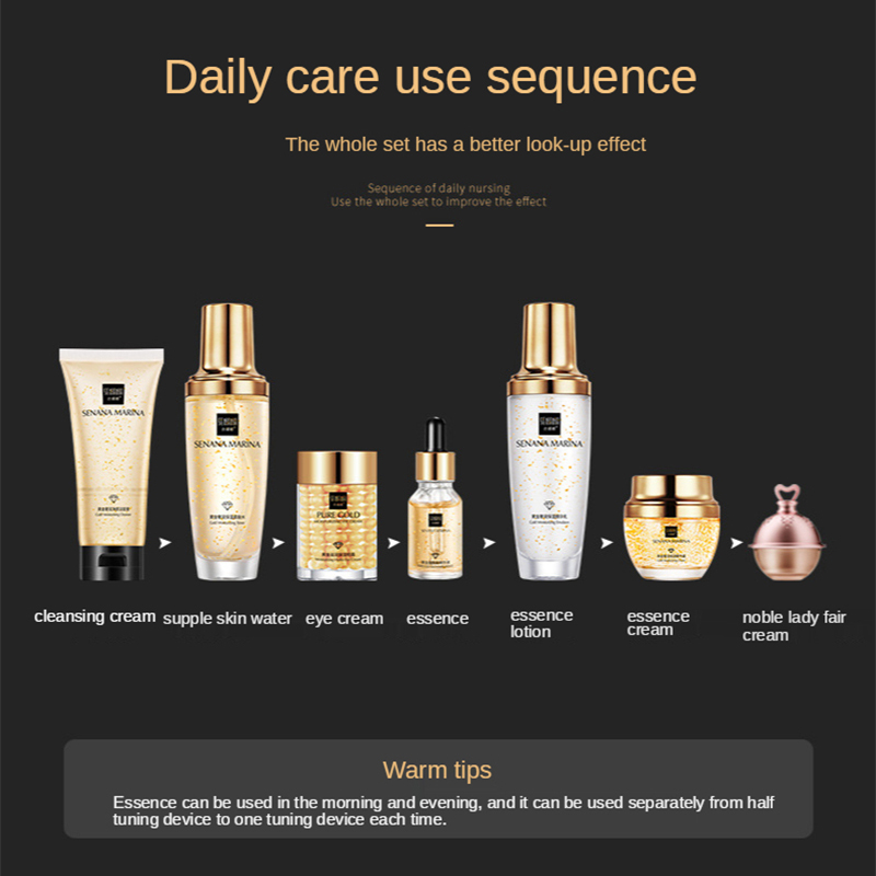 Conjunto de cuidados com a pel - Luxury Skincare Cleanser avaliação e preço