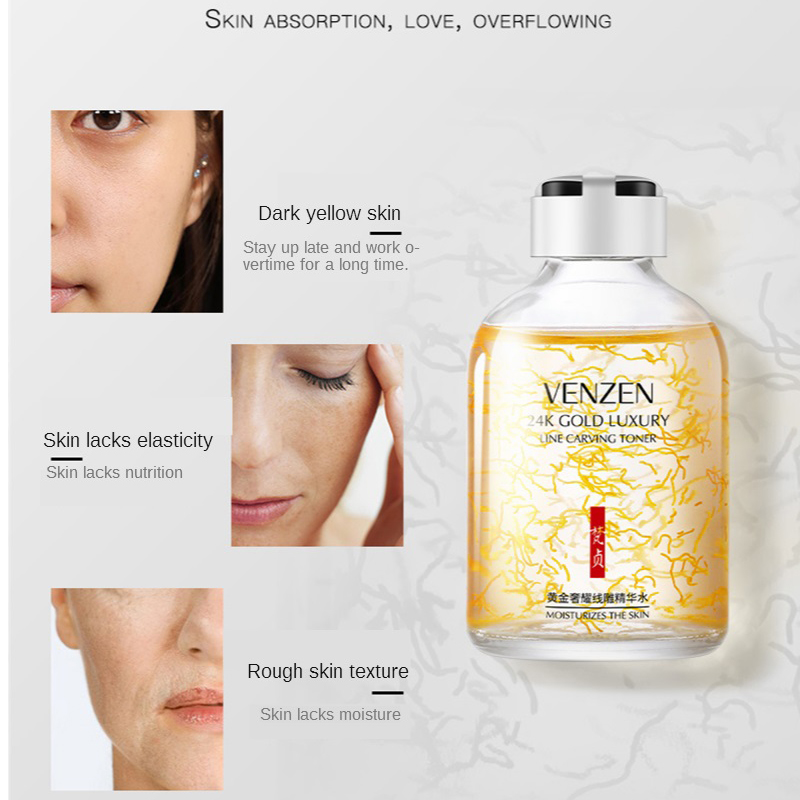 Linha luxuosa ouro 24K Toner d - Luxury Skincare Anti Aging avaliação e preço